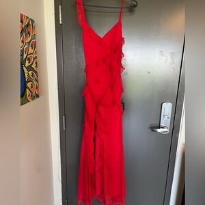 Lulus Ruffled Dress - NWT